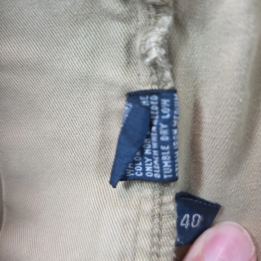 Polo Ralph Lauren Classic Polo 67 Chino Cargo Shorts Mens 40 Tan Khaki Cotton